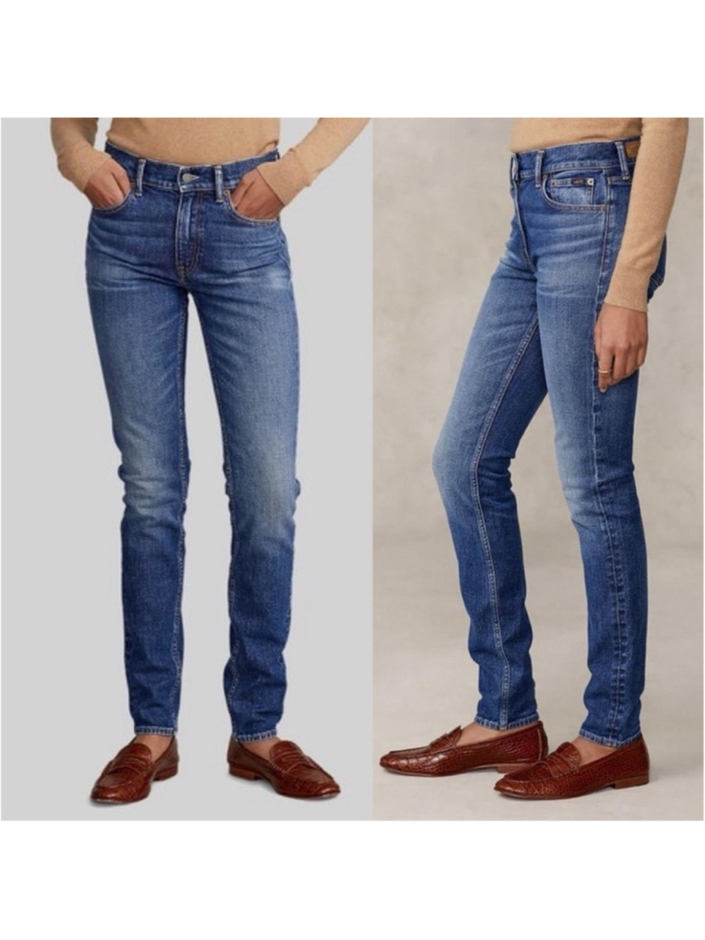 Polo Ralph Lauren Tompkins Mid Rise Skinny Jean sz 28